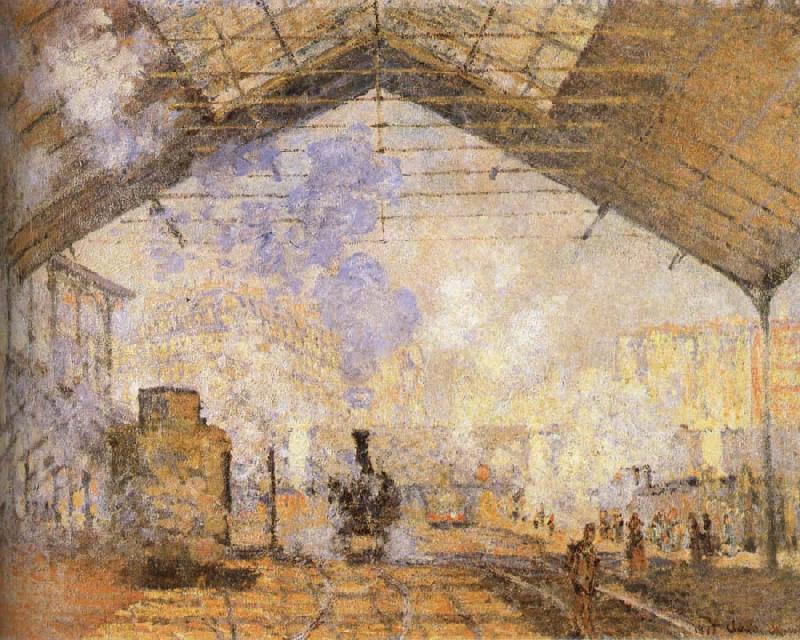 Claude Monet Railway station oil painting image